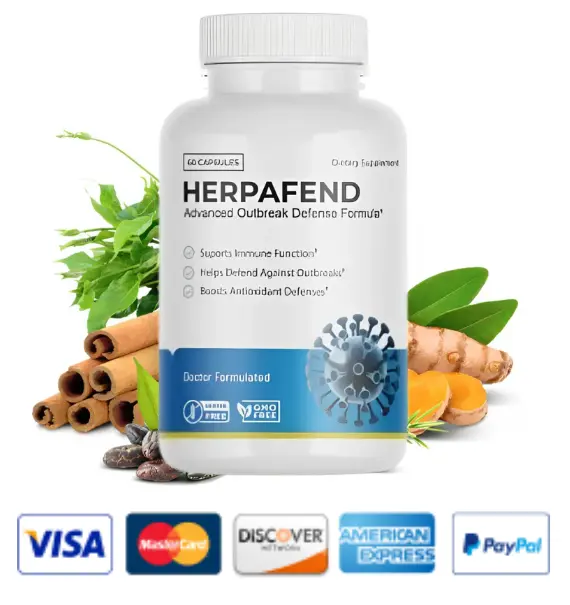 Herpafend one bottle plus credit cards